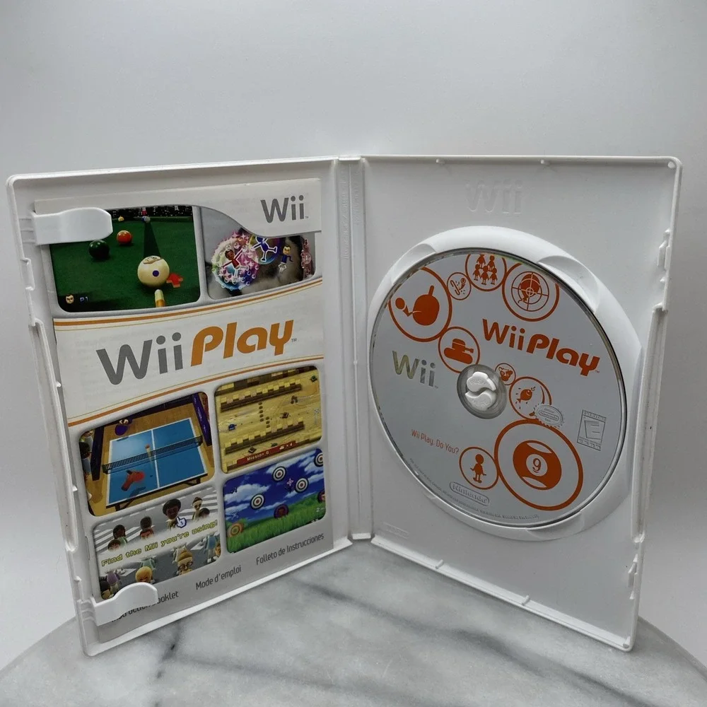 Wii Play Game (Nintendo Wii) Games Multi Sports Complete with Manual *UnTested